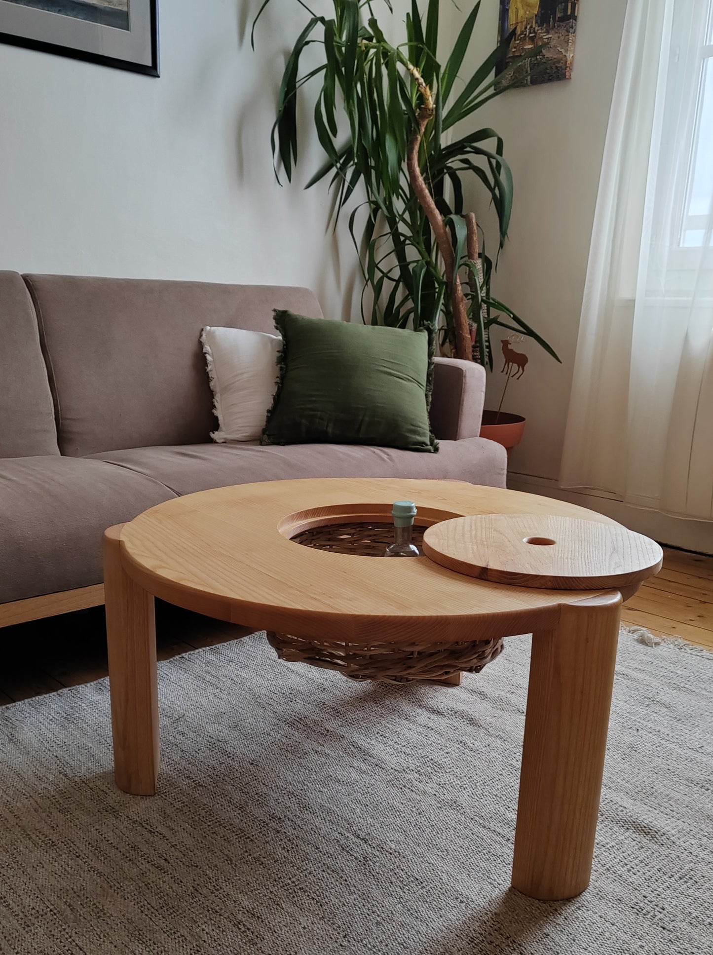 Table Basse "Bone Table" – Design Pratique et Élégant