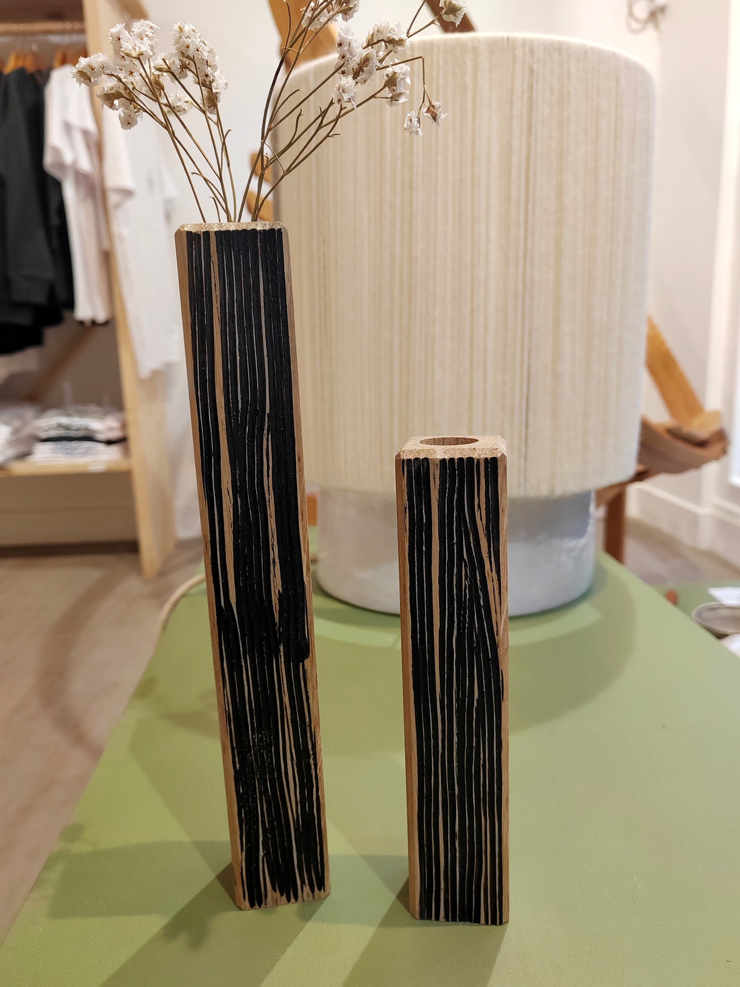 Petits soliflores  HOMA - Noir Carbone