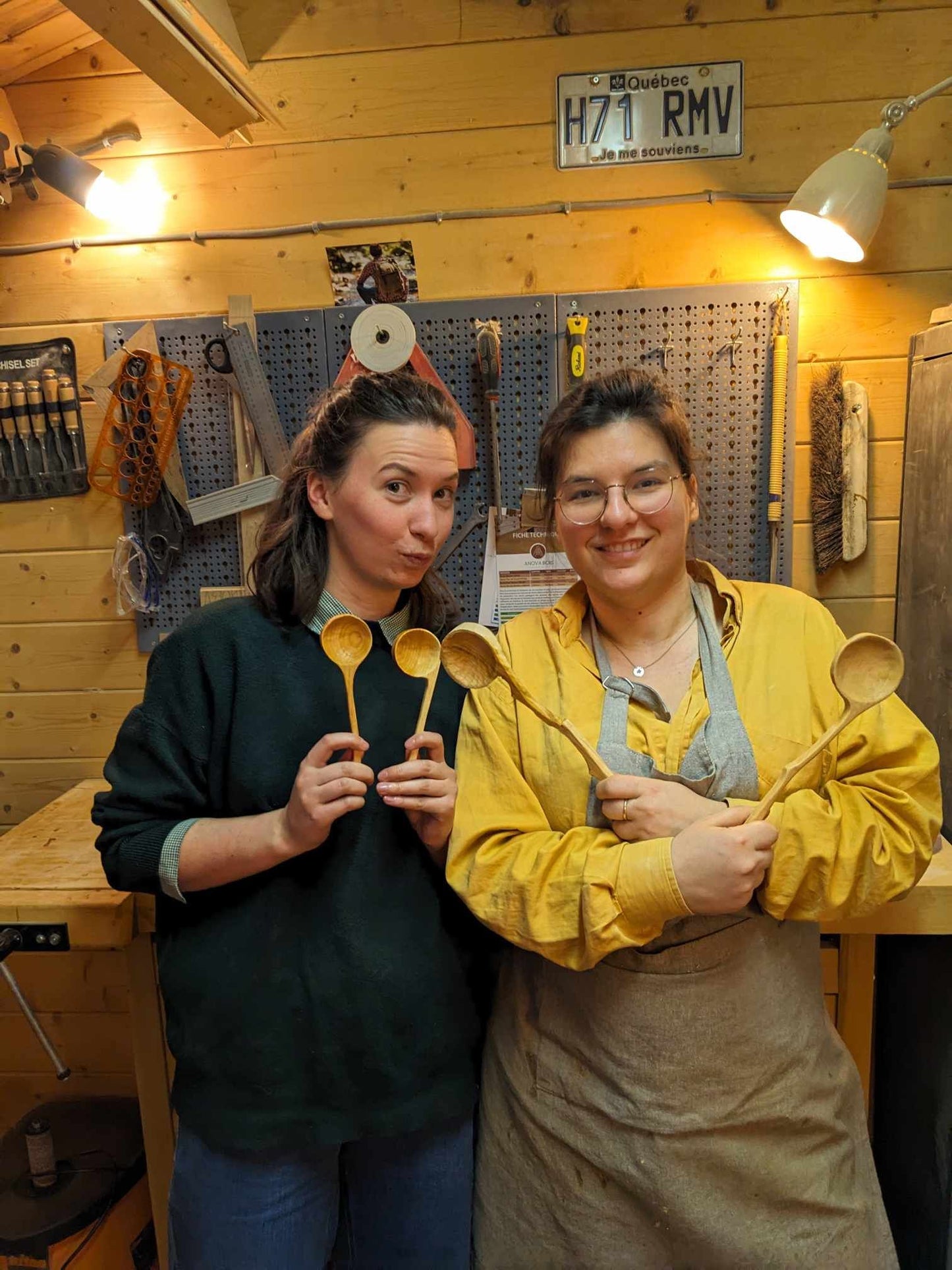 Sculptez votre duo d'ustensiles en bois (3h)