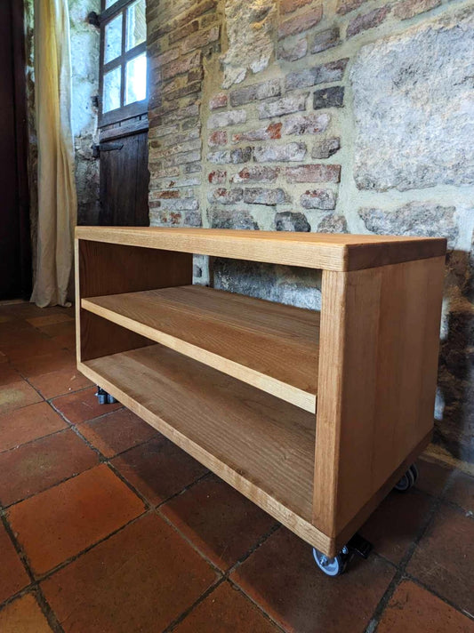 PRÉVENTE - Meuble TV à roulettes