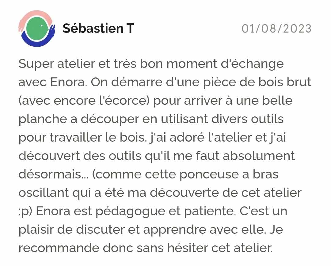 Fabriquez votre planche à découper de A à Z (3h)