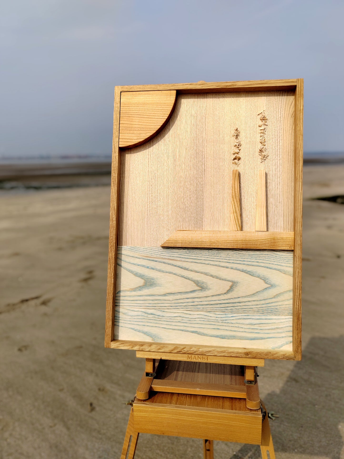 LE HAVRE (version 2) tableau en bois 60x42cm