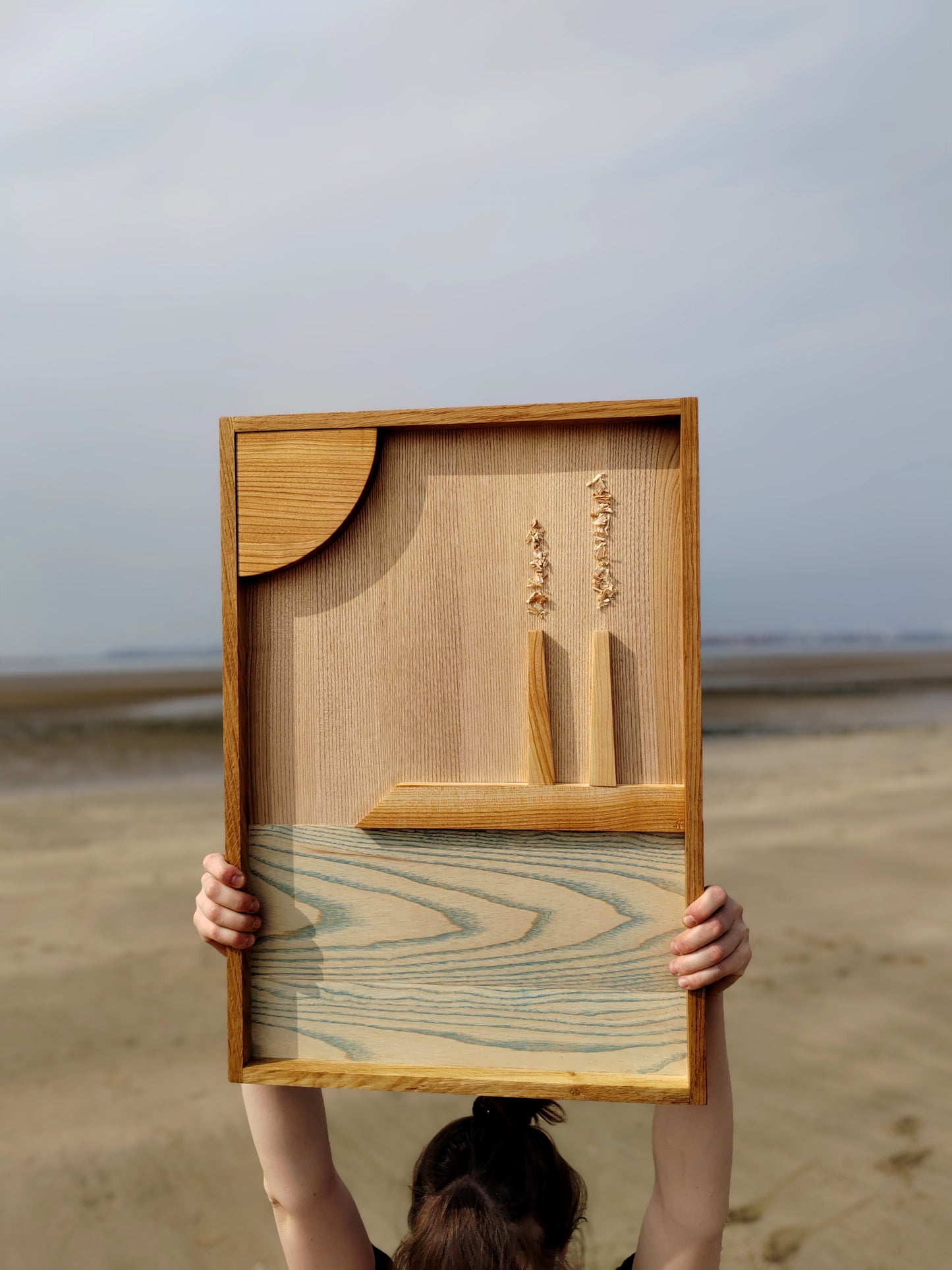 LE HAVRE (version 2) tableau en bois 60x42cm