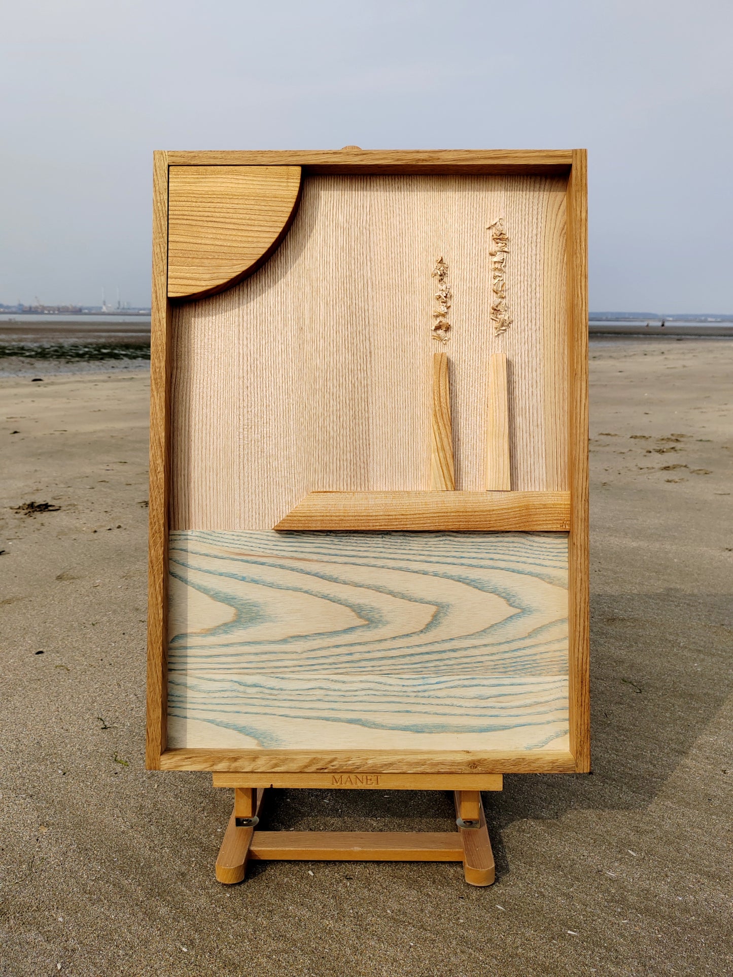 LE HAVRE (version 2) tableau en bois 60x42cm