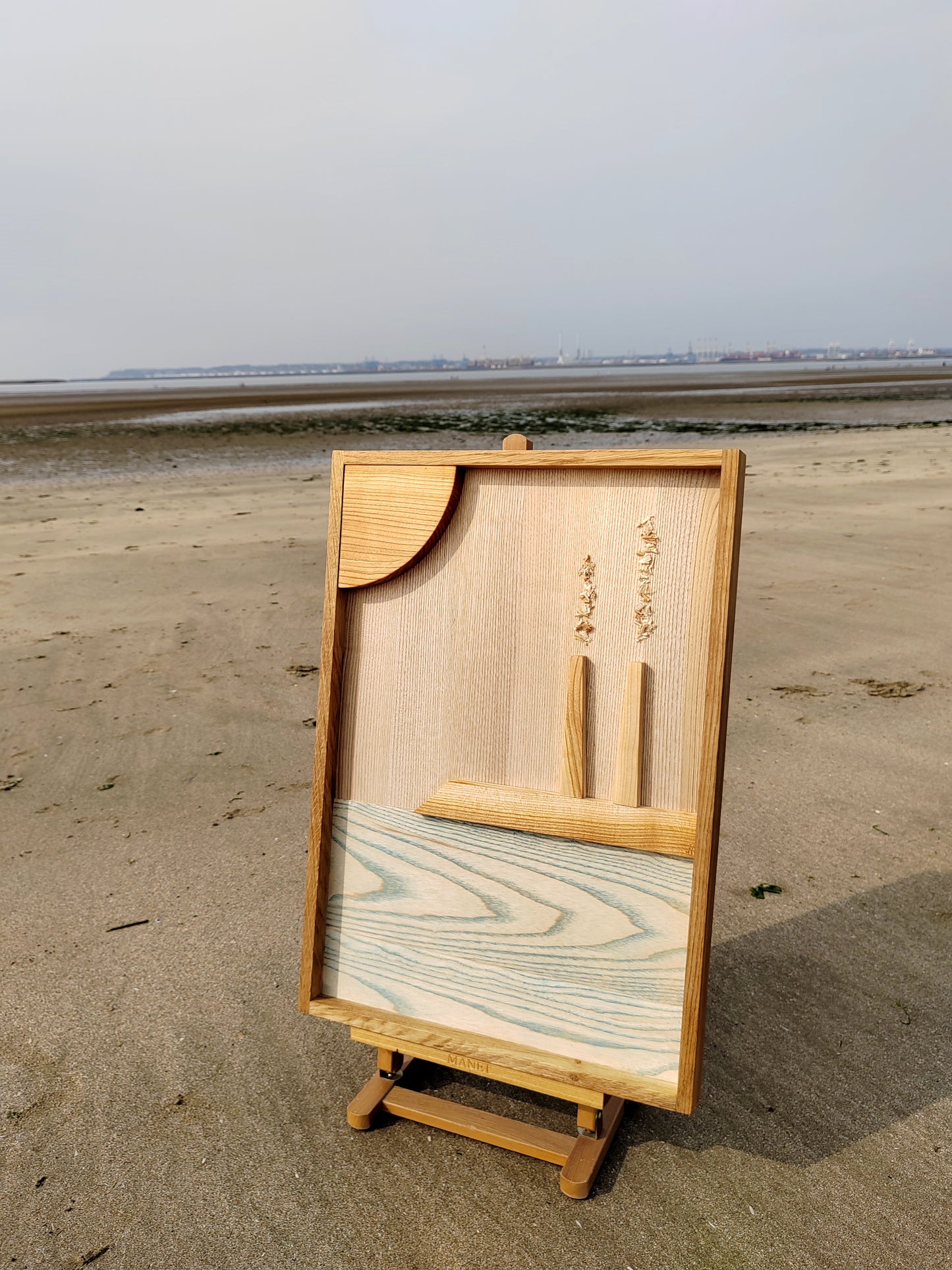 LE HAVRE (version 2) tableau en bois 60x42cm