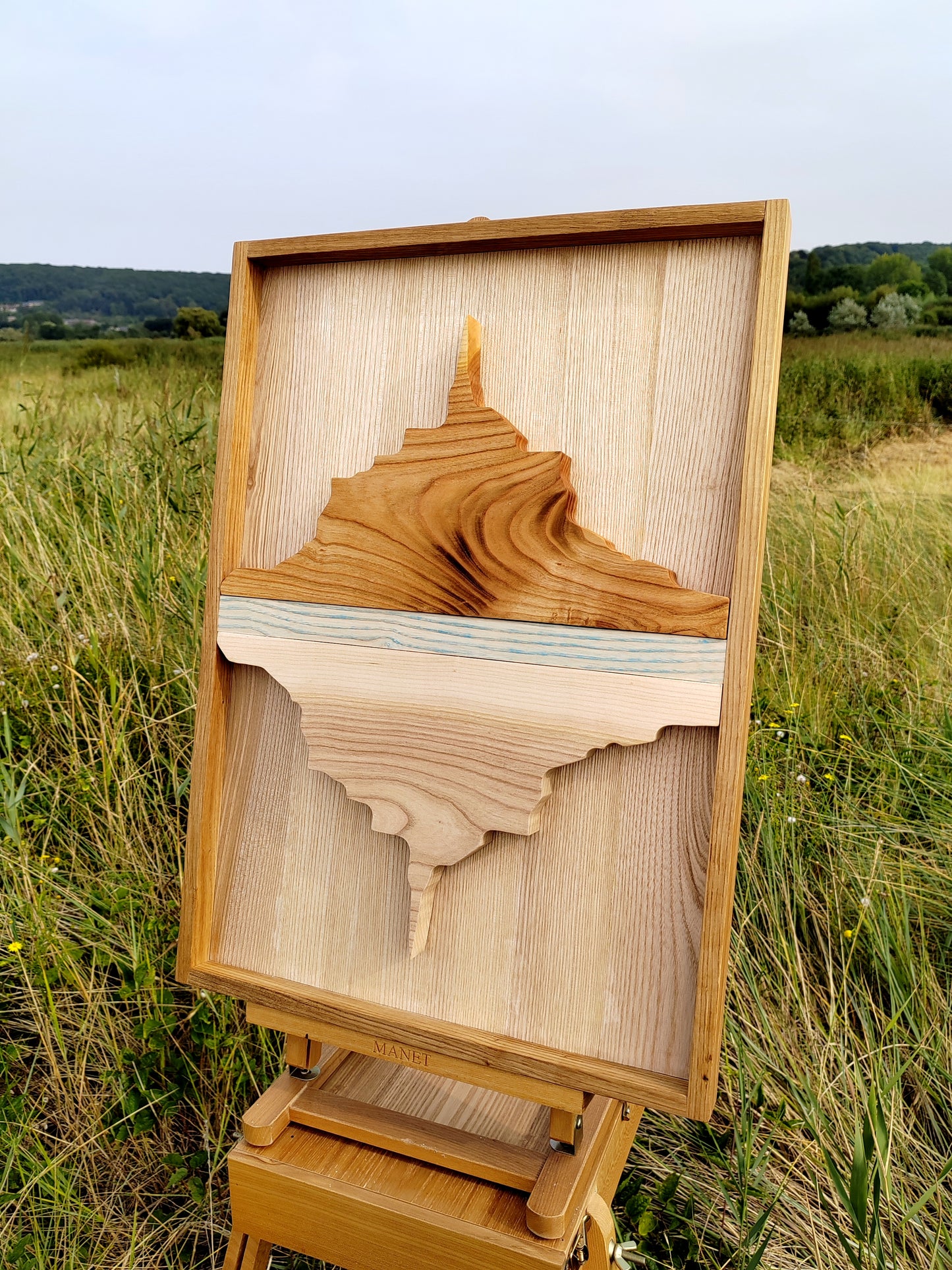 MONT ST MICHEL (sur commande) - tableau en bois 60x42cm