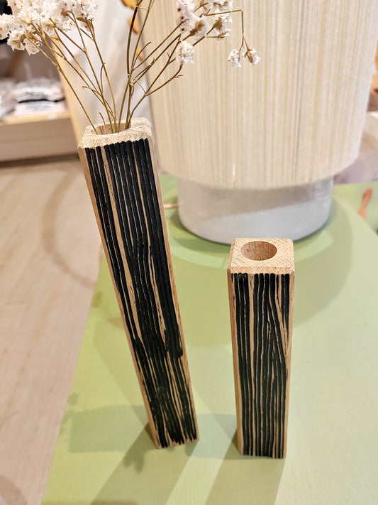 Petits soliflores  HOMA - Noir Carbone