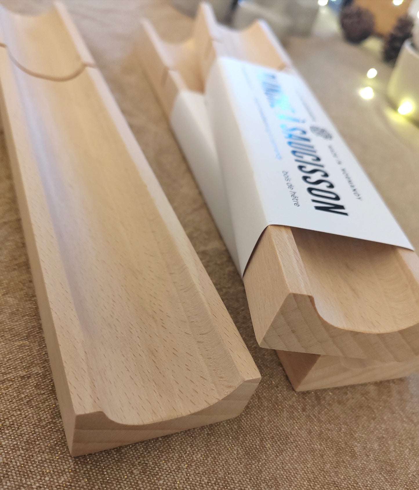 Planche à saucisson en hêtre