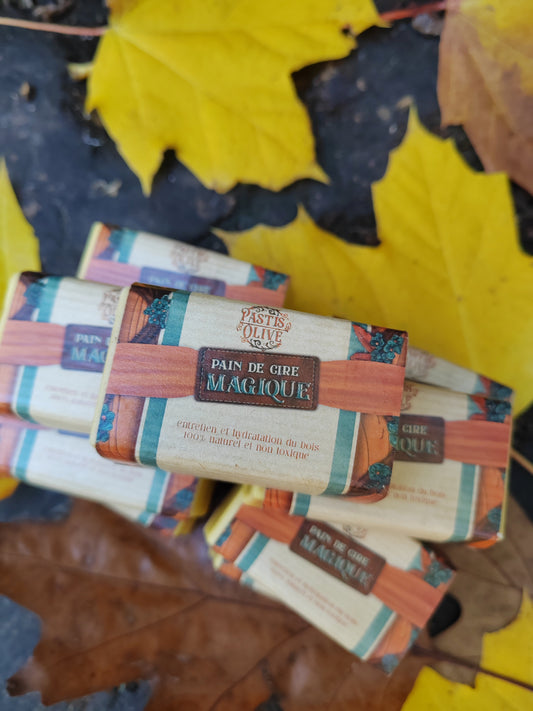 Pain de Cire Naturel – Protection et Entretien du Bois