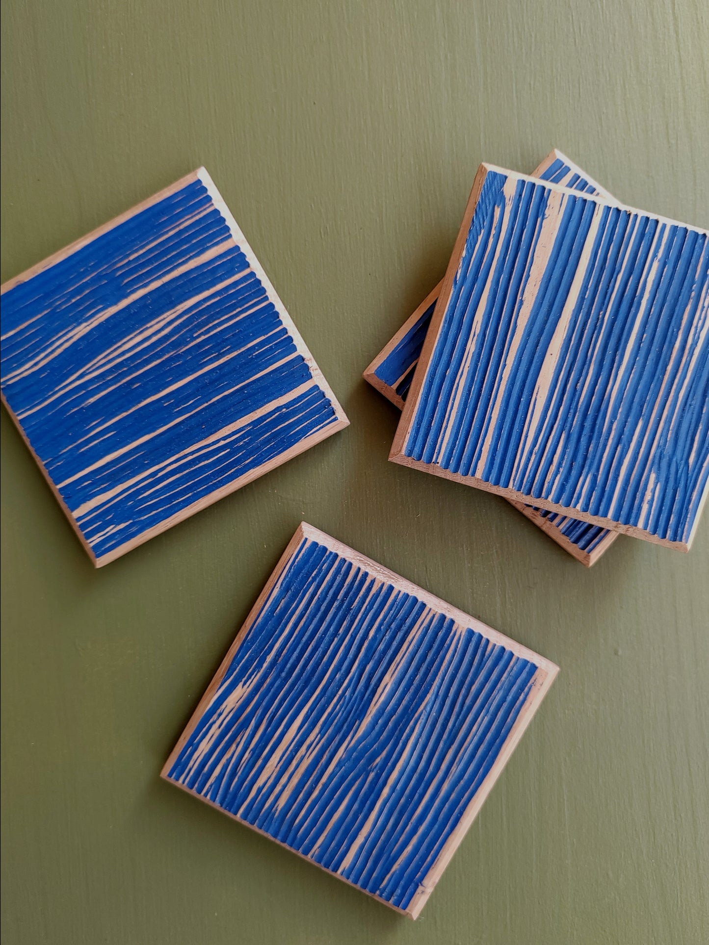 Sous-bocks HOMA – Bleu Profond (x4)