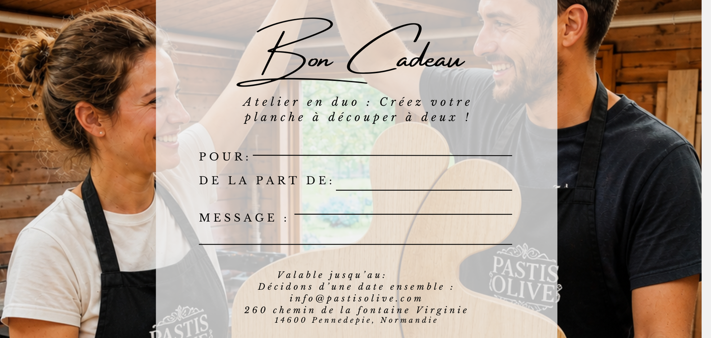 Atelier en duo : Créez votre planche qui s'assemble ! 📢 -15% jusqu'au 31 juillet 2026
